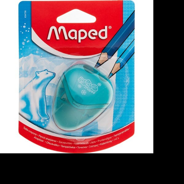 SACAPUNTAS PLAST. CDEP. DOBLE COLOR PEPS BL.C1 25250